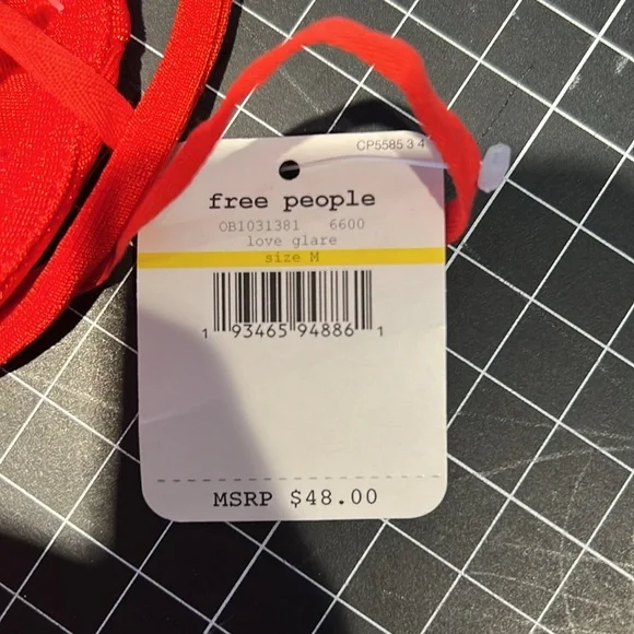 Free people medium orange bodysuit NWT - Picture 5 of 5